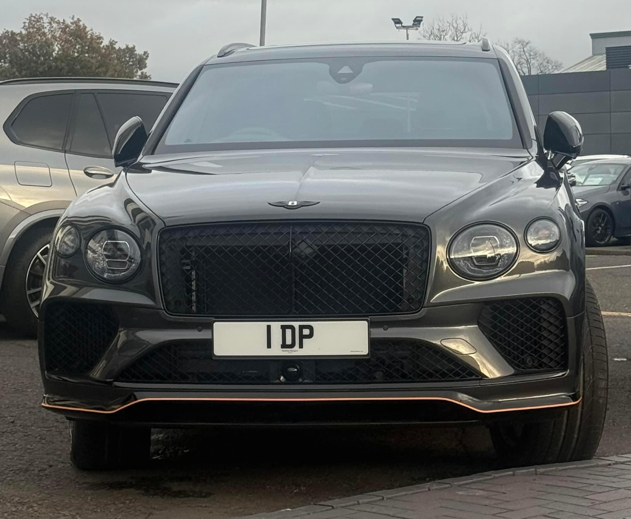 UK Number Plate 1 DP